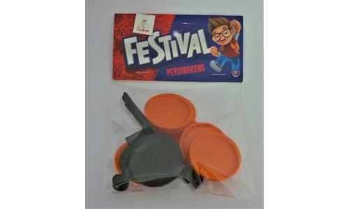 Gulliver Futebol de Bot�o Festival Sem Adesivos Laranja
